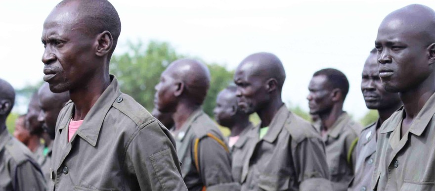 Military instructors drawn from government and opposition forces graduate at the Luri military facility on 4 September, 2019 (Radio Tamazuj)