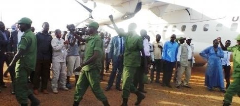 Photo: SPLA troops at Juba airport in 2016 (Radio Tamazuj)