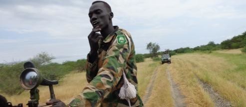 File photo: Government troops in Manyo County, 2013