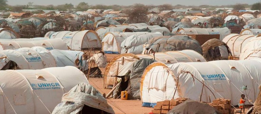 Tents fill the outskirts of Dagahaley refugee camp in Kenya's Dadaab refugee complex on July 24, 2011. [Photo: Phil Moore | AFP]