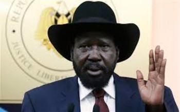 South Sudan President  Salva Kiir Mayardit