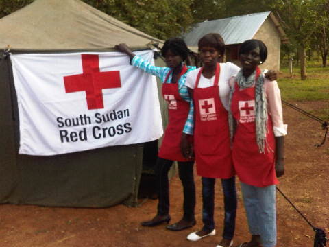 [Photo: South Sudan Red Cross]