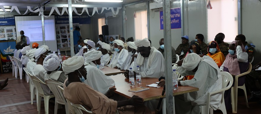 Abyei, Diffra consultative meetings. [Photo: UNISFA]