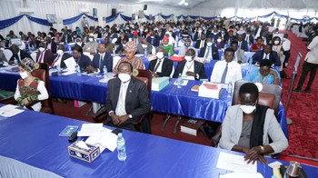 South Sudan’s National Dialogue conference in Juba on November 3, 2020. [Photo: Dennis Kavisu]