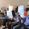 Photo: Job seekers at Juba External, a manpower agency in Juba