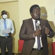 John Karlo Dut, Director-General for Northern Bahr el Ghazal State ministry of finance and economic planning addressing the participants of the strategic plan review in Aweil on 20 October 2021. [Photo: Radio Tamazuj]