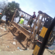 Juba Bridge undergoing rehabilitation. Radio Tamazuj photo.